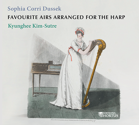 Sophia Corri Dussek: Favourite airs arranged for the harp